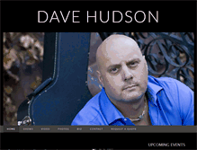 Tablet Screenshot of davehudsonmusic.com